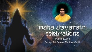 Celebrating Maha Shivaratri Live from Muddenahalli  04 March 2019 Morning [upl. by Nawotna255]