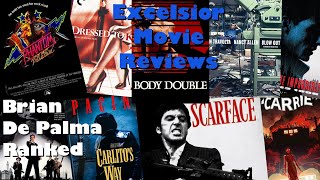 RANKING ALL 10 BRIAN DE PALMA MOVIES IN MY COLLECTION [upl. by Kirad]