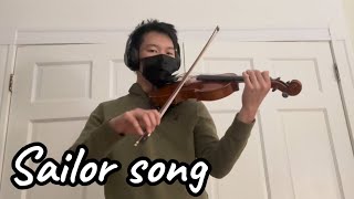 Sailor songGigi Perez violin cover [upl. by Sura]