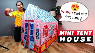 Cheapest Tent House Pretend Play  Best Water Proof Play Tent House  Candy House Tent Unboxing [upl. by Ahsal295]