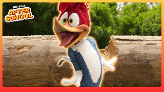 Woody’s Campsite CLASH 😈🏕️ Woody Woodpecker Goes to Camp  Netflix After School [upl. by Hedda134]