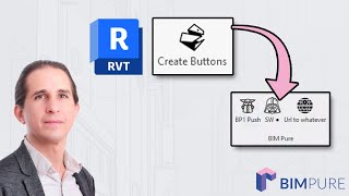 1Click Revit Toolbar Generator  pyRevit Bundles Creator  BIM Pure Live Clip [upl. by Ahsertal953]