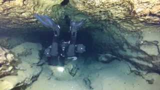 Cave divers venture in to Tank Cave Australia [upl. by Nevets440]