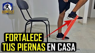 EJERCICIOS DE FUTBOL CON BANDAS ELASTICAS  Fortalece tus Piernas Desde Casa [upl. by Olmstead]