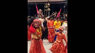 Junior Lakhe Vs Senior Lakhe Dance bhaktapurshorts festival [upl. by Aicul]