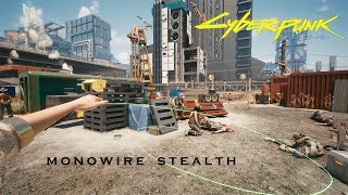 Cyberpunk 2077 Monowire Stealth Build  Patch 131 Obsolete with Patch 15 [upl. by Hilliary]