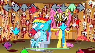 MY LITTLE PONY Horror Story in Friday Night Funkin  FNF MODS [upl. by Manolo]