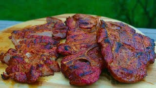 Grilled Pork Steak Recipe  Easy and Tender [upl. by Attezi230]