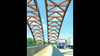 Crossing the Thaddeus Kosciusko Bridge in New York State 🇺🇸 travel shorts [upl. by Saidel546]