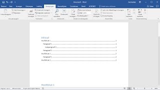 MS Word  Inhoudsopgave in 90 seconden [upl. by Hurff]