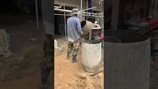 Mixing mortar for plasters in doorsshortvideo constructionwork plasteringwork subscribe [upl. by Atinehc]