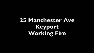 Keyport NJ Working Fire Audio [upl. by Marnie]