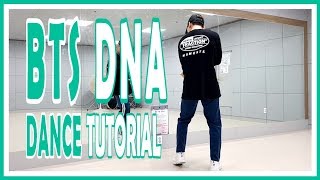 Dance Tutorial BTS  DNA Count  Mirrored 안무배우기 [upl. by Valma]