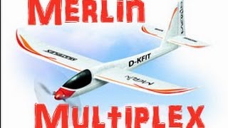 Multiplex Merlin mini model glider  Mega Motor power [upl. by Aziram851]