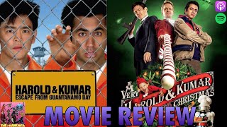 Harold amp Kumar Escape from Guantanamo Bay  A Very Harold amp Kumar Christmas  MOVIE REVIEW [upl. by Emina]