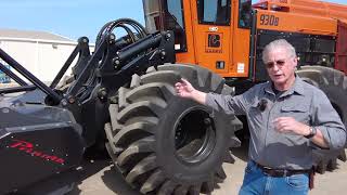 Forestry Mulching Equipment Walk Around with the Barko 930B Tractor amp Prinoth M650H Mulcher [upl. by Nosahc]