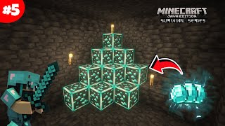 DIAMONDS FOUND in Minecraft Survival  Minecraft survival series [upl. by Zalucki]