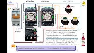 Maniobra control bimanual de una prensa eléctrica [upl. by Aihsiym]