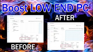 LOW END PC  Boost Wninows 11 [upl. by Nallij868]