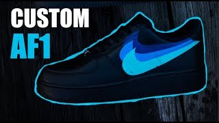 AIR FORCE 1 CUSTOM  Multi Swoosh Edition  Jordan Vincent [upl. by Monto]