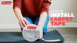 How to Install Carpet Tape The Right Way  XFasten [upl. by Sabas898]