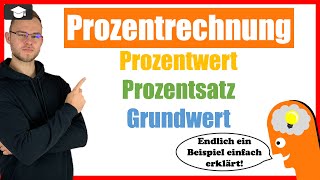 Prozentrechnung Grundlagen einfach erklärt  Formeln [upl. by Sacksen]