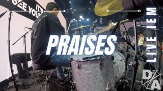 Praises  Elevation Rhythm  LIVE IEM  Drum Cover by Dawson Abrego [upl. by Suirtimed813]