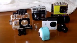 Actioncam Vergleich und Unterschiede Teil 1 Action Kamera Test 2016 [upl. by Bezanson]