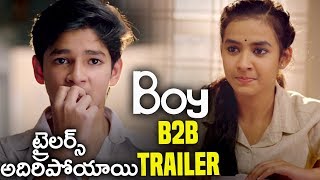 Boy Movie Back to Back Trailers  Lakshya Sinha Sahiti Amar Viswaraj BoyTeluguTrailer [upl. by Nive]