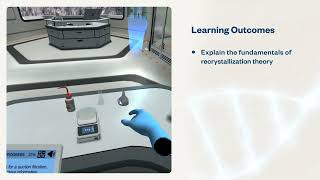 Recrystallization Filter your crystals and measure the melting point  Virtual Lab [upl. by Hutchins469]