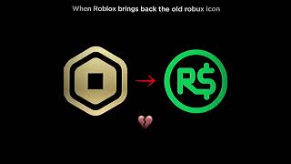 Old Robux Logo in 2024 hearttrend robux robloxshorts bringbackoldroblox [upl. by Hamas963]