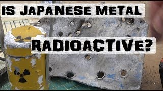 Testing Radiation from Tungsten Japanese Steel  Welding Metals Tested [upl. by Laurella]