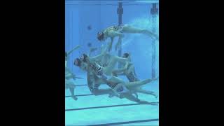 Chinas Artistic Swimming Free Routine 🥈 FULL LENGTH shorts olympic [upl. by Galan701]