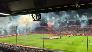 Feyenoord  SCUM 30102024 Opkomst en Megabanner [upl. by Champ]