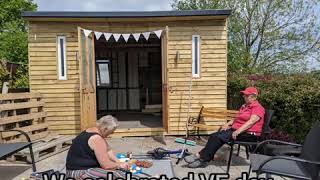 lazy spa hot tub shed selfbuilt [upl. by Lener283]