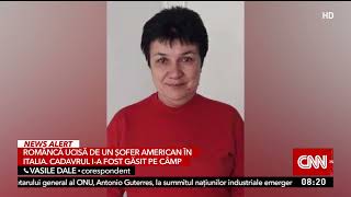 O româncă a fost ucisă de un şofer american în Italia [upl. by Naryb]