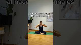 abdominales sin dolor cervical ¿Cómo pilatesencasa espaldasana abdomen [upl. by Ann-Marie458]