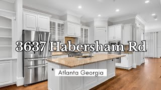 3637 Habersham Rd Atlanta Ga  Luxury Atlanta Townhome [upl. by Naitsihc]