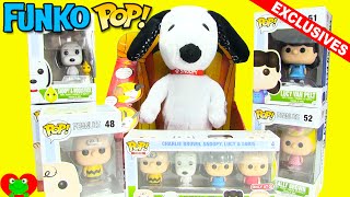 Peanuts Movie Funko Pop and Exclusive Minis with Happy Dance Snoopy [upl. by Nadabus]