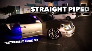 I MADE MY STRAIGHT PIPED LEXUS LS430 EVEN LOUDER [upl. by Nagard]