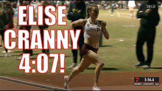 Bowerman Track Clubs Elise Cranny Puts On A 1500m MASTERPIECE [upl. by Orelu]