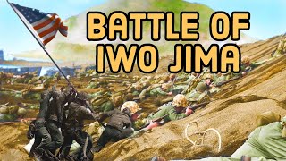 Battle of Iwo Jima  WW2 Raw Combat Footage Documentary [upl. by Atikan923]