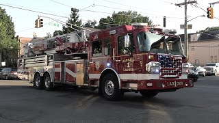 Passaic NJ Fire Department Engine 1 amp Ladder 1 Responding [upl. by Haden296]