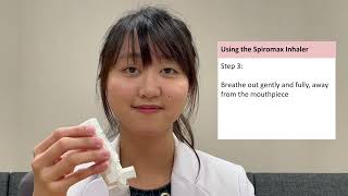 Asthma Inhalers How to Use A Spiromax [upl. by Annavahs43]