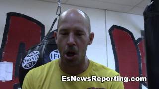 gamboa vs crawford trainer breaks it down EsNews [upl. by Nabe]