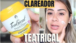 TESTEI CREME CLAREADOR TEATRICAL [upl. by Ofilia]