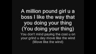 Fuse ODG  Million Pound Girl lyrics [upl. by Yrekaz]