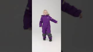 504202I12  Didriksons Migisi Snowsuit Royal Purple [upl. by Nedyah]