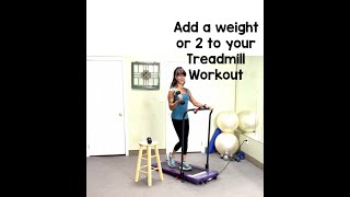 Treadmill workout with weights [upl. by Eniawed337]