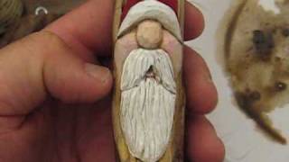 HOW TO DO ANTIQUING ON A WOODCARVING [upl. by Zetana]